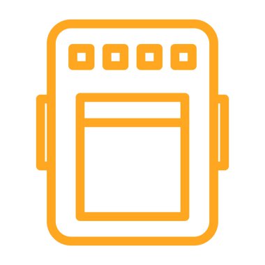 Mutfak makinesi simgesi, vektör tasarımı