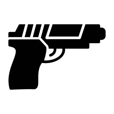 silah simgesi vektör illüstrasyonu