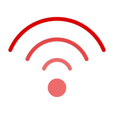 Kablosuz ağ simgesi. vektör illüstrasyonu