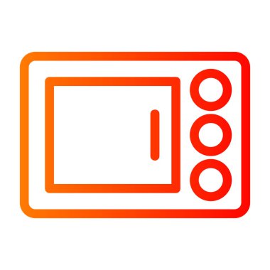 Fırın simge vektör çizim