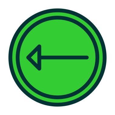 Saat. Web simgesi basit illüstrasyon