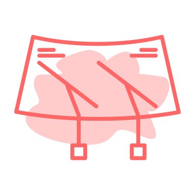 Modern b 'nin vektör illüstrasyonu eksik simgesi