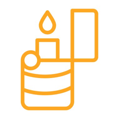 Mum simgesi vektör illüstrasyonu