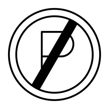 P harfi vektör logo şablonu