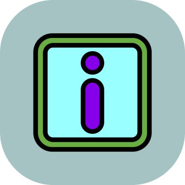 bilgi simgesi, vektör resimleme