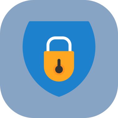 güvenlik kilidi vektör simgesi