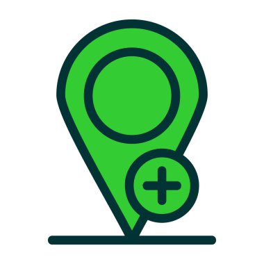 konum haritası vektör illüstrasyonu