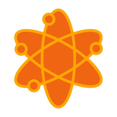 atom. Web simgesi basit tasarım