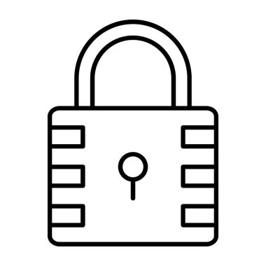 ikon vektör illüstrasyonunu kilitle