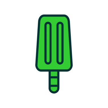 Dondurma sopa vektör simgesi