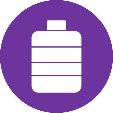 Benzin istasyonu simgesinin vektör illüstrasyonu