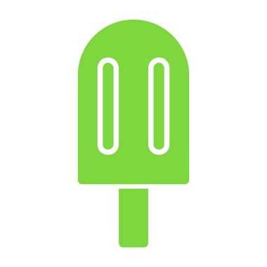 dondurma ikonu vektör illüstrasyonu