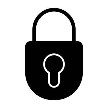 ikon vektör illüstrasyonunu kilitle