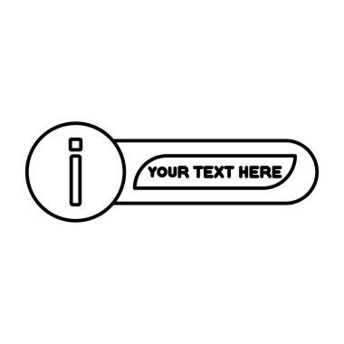 vektör logosu, kağıt ve metin simgesi