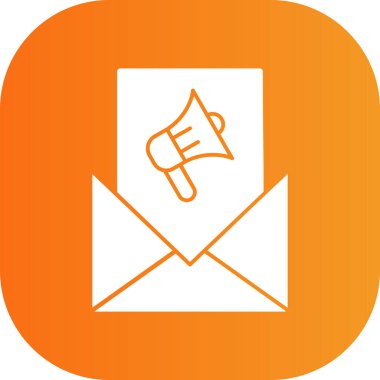 E- posta simgesi vektör illüstrasyonu