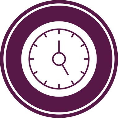 Zaman saatinin vektör illüstrasyonu