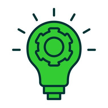 ampul simgesi vektör illüstrasyonu