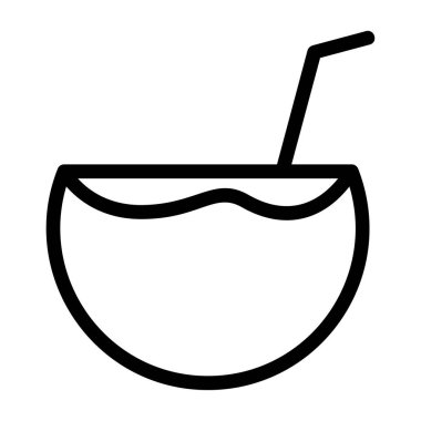 Sıcak içecek ince çizgi ikonu. Sıcak içecek işareti vektör çizimi beyaza izole edildi. Tasarım tasarımı, web ve uygulama için tasarlandı. 10 saniye.