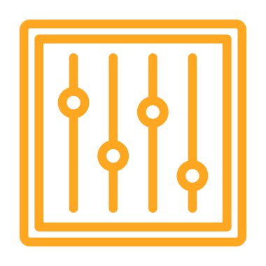 Modern simgenin vektör illüstrasyonu