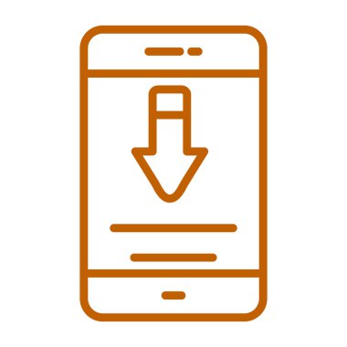 mobil simge vektör illüstrasyonu