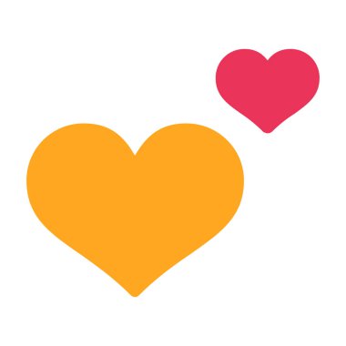 Aşk simgesi vektör illüstrasyonu