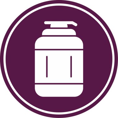 Şişe. Web simgesi basit illüstrasyon