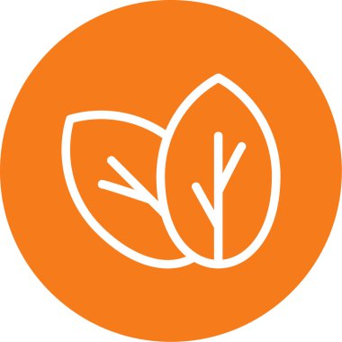 Bir yaprağın vektör illüstrasyonu