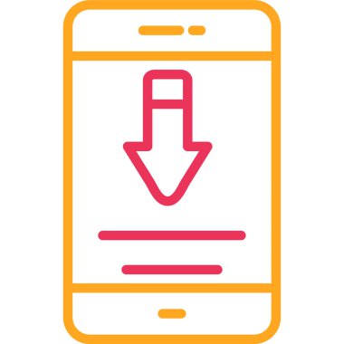 Telefon simgesi vektör illüstrasyonu