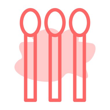 iki covid 19 salgın ikonu, düz dizayn biçimi vektör çizimi