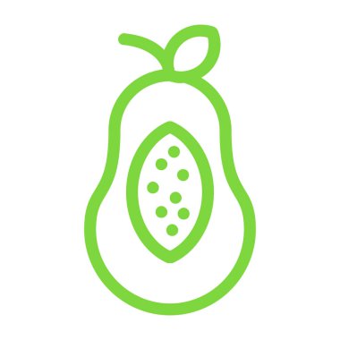 salatalık meyve simgesi, taslak biçimi