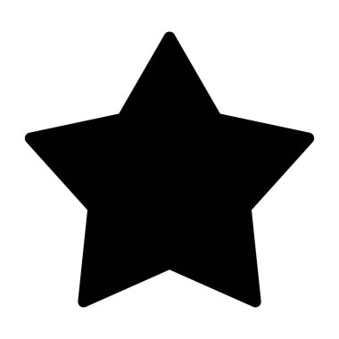 yıldız simgesi vektör illüstrasyonu