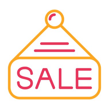 Satış. Web simgesi basit illüstrasyon