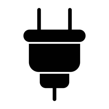 elektrik sembolü siyah simge