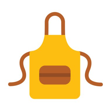 Düz renkli ikon pişirmek. Yemek ve mutfağa hazırım..