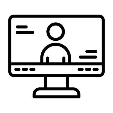 Bilgisayar monitörü simgesi, özet biçimi