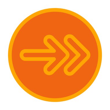 ok simgesi vektör illüstrasyonu