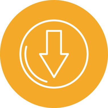 İndir. Web simgesi basit illüstrasyon