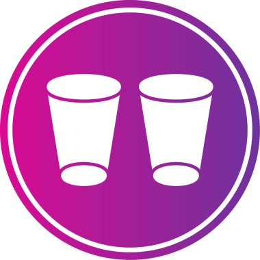 içki web simgesi vektör illüstrasyonu
