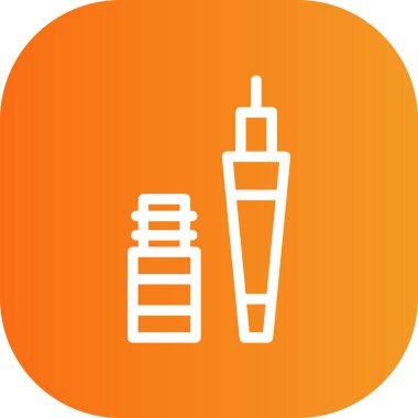 Modern simgenin vektör illüstrasyonu