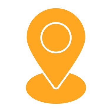 harita işaretleyici simgesi, vektör illüstrasyonu