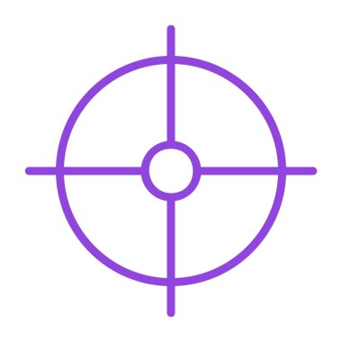 hedef simge vektör illüstrasyonu