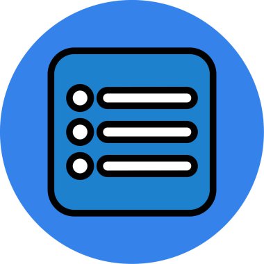 Web arayüzü simgesi, vektör illüstrasyonu