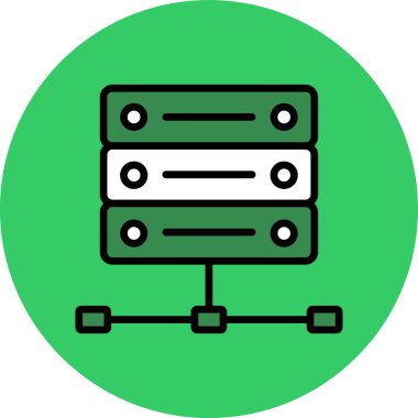 Modern bir simgenin vektör illüstrasyonu