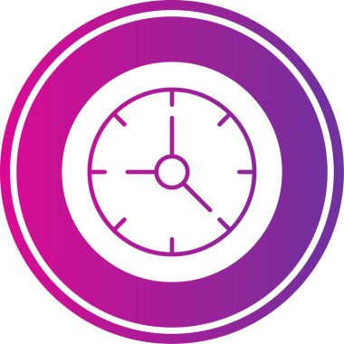 saat web simgesi basit tasarım