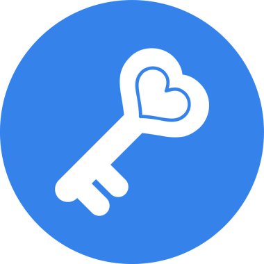 Anahtar simgesi vektör illüstrasyonu