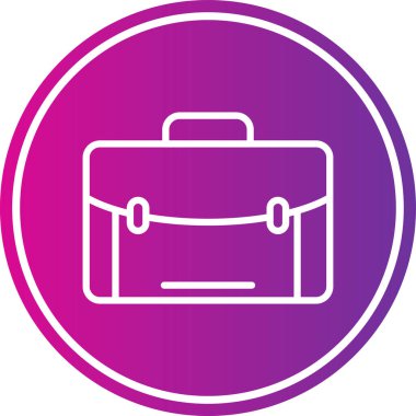 Sırt çantası simgesinin vektör çizimi