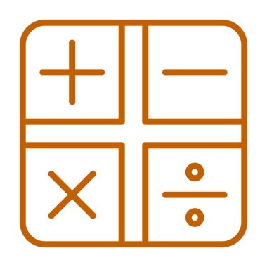 matematik hesap makinesi matematik simgesi ana hat biçiminde