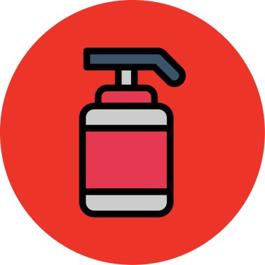 Moda tarzında izole edilmiş arka planda yangın söndürme simgesi