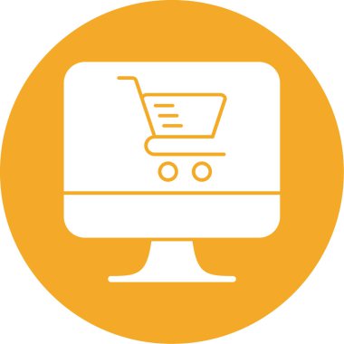 Alışveriş arabasının vektör çizimi