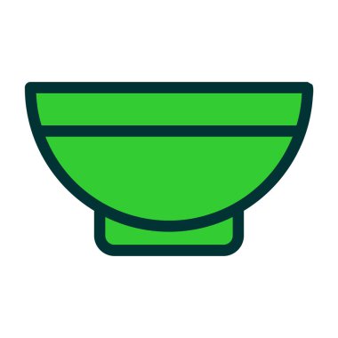 kase doldurulmuş ışık vektör simgesi tasarımı